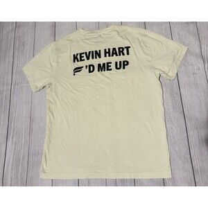 Fabletics Men's Kevin Hart F’d Me Up T-Shirt Size XL Yellow